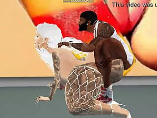 Horny Slut Barbie City Gets Ghetto Pornstar Agent's Cock Inside Her Holes 6