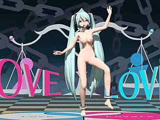 Embracing the passion in Hatsune Miku's two-faced lovers full nude mod