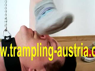 hey, check out this vacuum bed trampling session