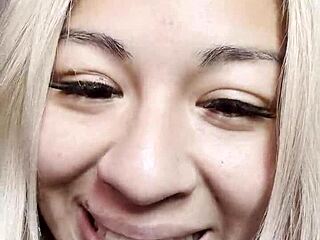 Neighbor watches me masturbating in front of the window