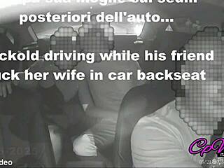 driving with the wife who gets fucked in the backseat