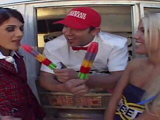 cheer leaders fuck the ice cream guy