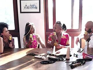 Black Couple From Rj Enters Porn With Sheer Red Outfits In Liberal Lifestyle Transition