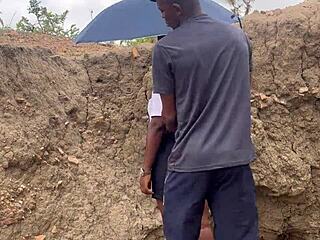 Local village girl explores mature desires