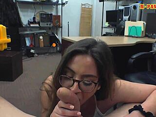i'm a woman with glasses getting banged by pawn man