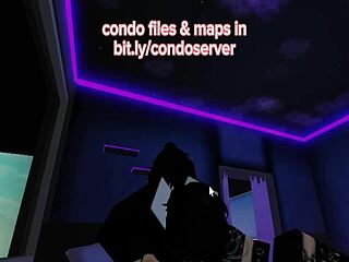 creampie deepthroat and pussy fucking in roblox condo room