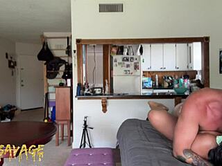 asian girlfriend dominated before work