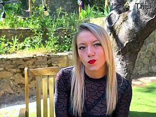 Beautiful ashley swallows her husbands cock