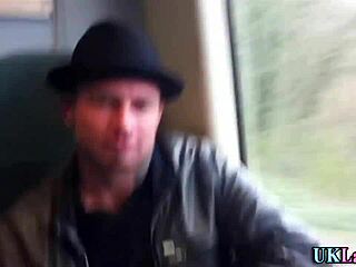 British Maid Blows Big Cock for Facial