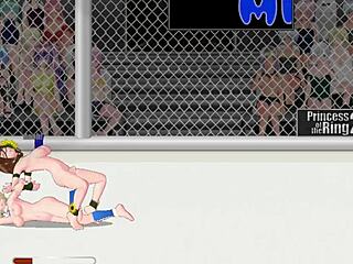 Princess Mimi Battles Rena In Street Wrestling Ring Catfight