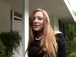 Teen Allison Lane takes an internal cumshot after fucking this black dick