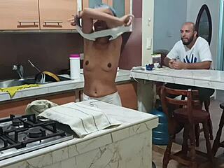 want to fuck delicious stepsister? don't miss it in kitchen