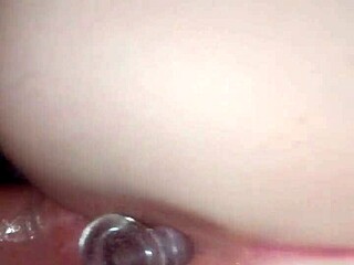 does my tight girlfriend enjoy trying a new toy before getting fucked doggy style?