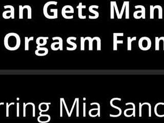 Freshman explodes in mandatory hitachi orgasm from nurse Mia Sanchez!