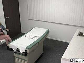 Fuck me doctor please fuck me horny patient samantha reigns gets aroused during body examination performed by doctor jay crew and his medical assistant liv revamped