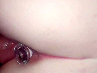 does my tight girlfriend enjoy trying a new toy before getting fucked doggy style?