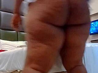 mara exotic spreads asshole and pussy, claps fat ass on sheer