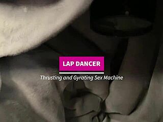 Lap dancer the worlds best sex machine with fucking and masturbation