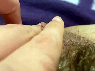 big clit orgasm closeup – intense view