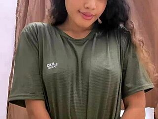 she looks innocent but loves masturbating her petite pussy every day