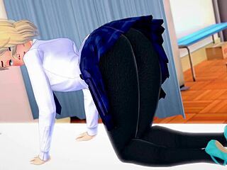 Spider Gwen Esta Caliente Va De Visita En La Enfermería Para Jugar Con Una Gran Polla Hentai Versión Adulta