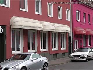 Exploring the redlight district on ludwigstrasse in hannover germany