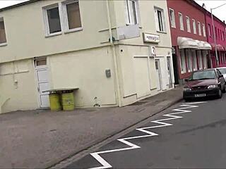 Exploring the redlight district on ludwigstrasse in hannover germany