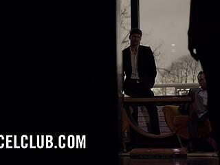 Intense double penetration with Megan Rain unfolds in a wild threesome.