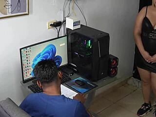 Hard sex in the office