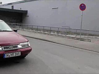 Exploring the redlight district on ludwigstrasse in hannover germany