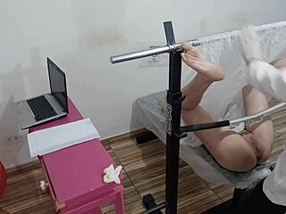 doctor examines with sex