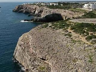 Skinny Student Girl Seduced Outdoors By Older Man