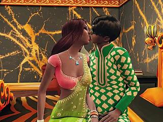 Teen Indian Couple Having Sex For The First Time After Marriage