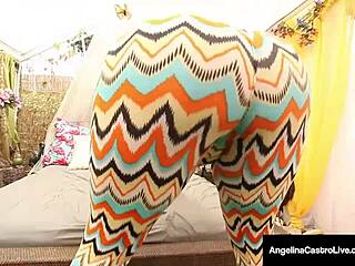 I had fun with thick lesbians Angelina Castro & Marcy diamon strapon bangin.