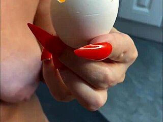 Hey, check this MILF's taboo handjob with food and creampie fun! 😏