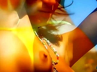 What drives this brunette milf's intense orgasms outdoors with anal sex and small tits