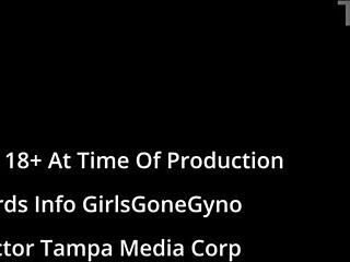 Aria Nicole's second play session with the perv doctor in Tampa involves close-up masturbation and toy spreading