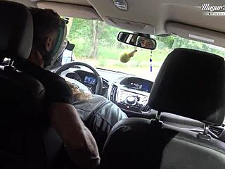 behind the scenes of nympho wife julia north quick anal fuck in the forest