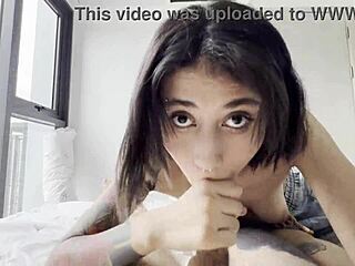 co-worker giving a hot blowjob i came a lot in her mouth. blonde teen cum in mouth dorm.