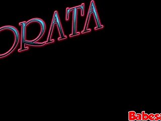 Crazy babes orgy in sex shop