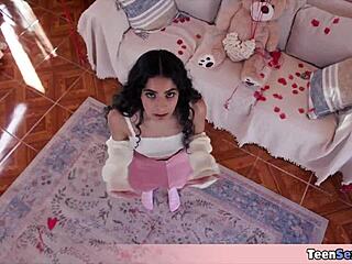 My Cute Latina Stepsis Gets Her Mini Pussy Filled