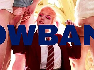 Charming British University Student With Blue Eyes And Long Hair Invites You For A Suggestive Dorm Chat