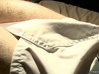 Intense Anal Fucking by Shemale Scientist on Dude