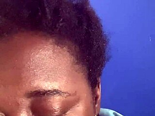 Amateur Ebony Solo Uses Sex Toys in Wet Pussy Masturbation