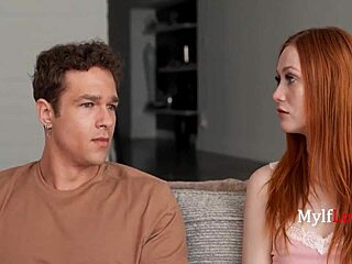 Stepsiblings Engage in Sexual Shenanigans with Ginger MILFs Summer and Lauren