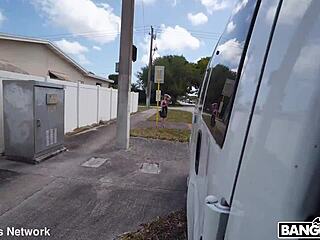 horny milf teacher trades big tits for cash fuck