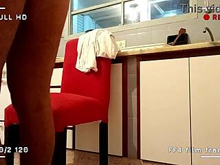 Caught Stepdad Recording Kitchen Fuck