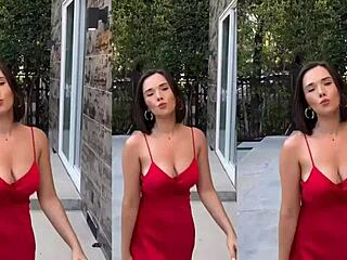 I watch my cute latina teacher play with her wet shaved pussy