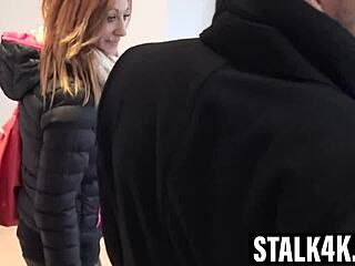 wild redhead jenifer red exchanges sex for money with boyfriend watching