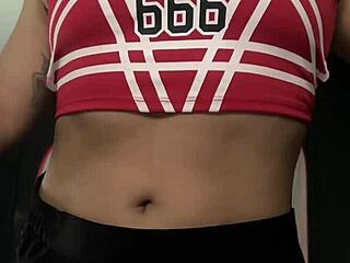 Cheerleader Astarioth Shows Huge Juicy Ass On Camera POV